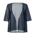 thumbnail image 3 of Kimono de Plage pour Femmes en Chiffon Transparent, Cardigan Ouvert Décontracté, 3 of 8