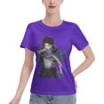 thumbnail image 1 of Women's Basic Short Sleeve T-Shirt Attacking Giant Levi Ackerman, 1 of 6