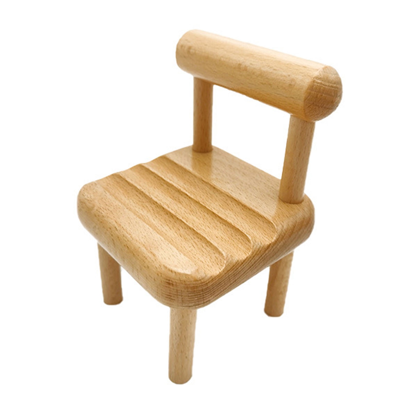 Wood Chair Phone Stand, Wood Phone Stand Modern Style Design  for Mobilephone