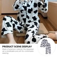 thumbnail image 2 of Shisuyan 1 Ensemble Femmes Pyjama à Manches Longues Pantalon Long Maison Motif Vache (TG), 2 of 8