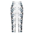 thumbnail image 4 of Birdeem Womens Summer Casual Elastic Waist Printed Cropped Pants, 4 of 5