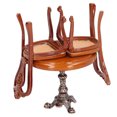 thumbnail image 4 of Accessoires de Meubles de Maison de Poupée, Ensemble de Chaise de Table de Salle à Manger Miniature pour DIY, 4 of 8