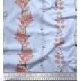 thumbnail image 1 of Soimoi Rayon Fabric Bird,Cage & Floral Artistic Print Sewing Fabric Yard 42 Inch Wide, 1 of 3