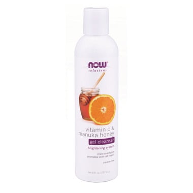 NOW Solutions Nettoyant en Gel à la Vitamine C et au Miel de Manuka