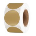 thumbnail image 1 of Uxcell 500Pcs Round Thermal Label Stickers, 1.5 inch Circle Direct Thermal Sticker Label Brown, 1 of 6