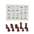 thumbnail image 2 of Oleegame 2PC Cookie Mold DIY Baking Mold Chess Cake Decorative Silicone Mold White, 2 of 3