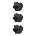thumbnail image 3 of Wweixi 1 Pair Sports Gloves Portable Outdoor Cycling Breathable Shock Absorption Mitts Elastic Nonslip Riding Protection Mittens Black S 3PCS, 3 of 6