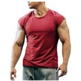 thumbnail image 4 of LSLJS Débardeurs à Col Rond pour Hommes, Unis, Sans Manches, Séchage Rapide, Natation, Plage, Musculation, Gym, Course, Athlétiques, 4 of 5