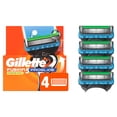 thumbnail image 1 of Gillette Fusion5 ProGlide Power Recharges de Rasoir pour Hommes, 4 Cartouches de Rasoir pour Poignée FlexBall, Lames de Rasoir à 5 Lames, Tondeuse de Précision pour Hommes, 1 of 17