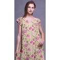 thumbnail image 4 of Bimba Chemise de Nuit Imprimée pour Femmes, Tenue de Nuit pour Dames, Robe d'Allaitement, Vêtement de Nuit en Rayonne, 4 of 4