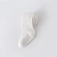thumbnail image 2 of MIASHUI Leggings pour Filles Tout-Petits Enfants Collants Extensibles Fins Collants d'Hiver Bas, Blanc, 0-1 An, 2 of 3