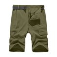 thumbnail image 3 of HKEJIAOI Cargo Pants for Men Men Solid Casual Button Zipper Belt Quick-drying Detachable In Two Trouser, 3 of 7