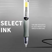 Retractable Gel Pen, Ink Ballpoint Pen, 0.5mm Rotate Gel Pen Writing Signature Pen School Supplies Stationery Gel Pen, 1pc