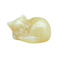 thumbnail image 1 of Natural Quartz Crystal Sleeping Cat Decoration Crystal Cat Sleeping Statue 2 Inch Opal Cat Crystal Statue Statue For Home Meditation, 1 of 9