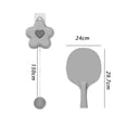 thumbnail image 1 of Children's Hanging Table Tennis Trainer Exercise Equipment Self Training Balls Set Professional Pink 4 Paddles, 1 of 8