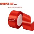 thumbnail image 2 of ORUYROP 1-1/2 Inch Wide Double Face Satin Ribbon-25 Yards,Gift Bag Decoration Wedding Chair Back Handmade Bow (Christmas Red), 2 of 7