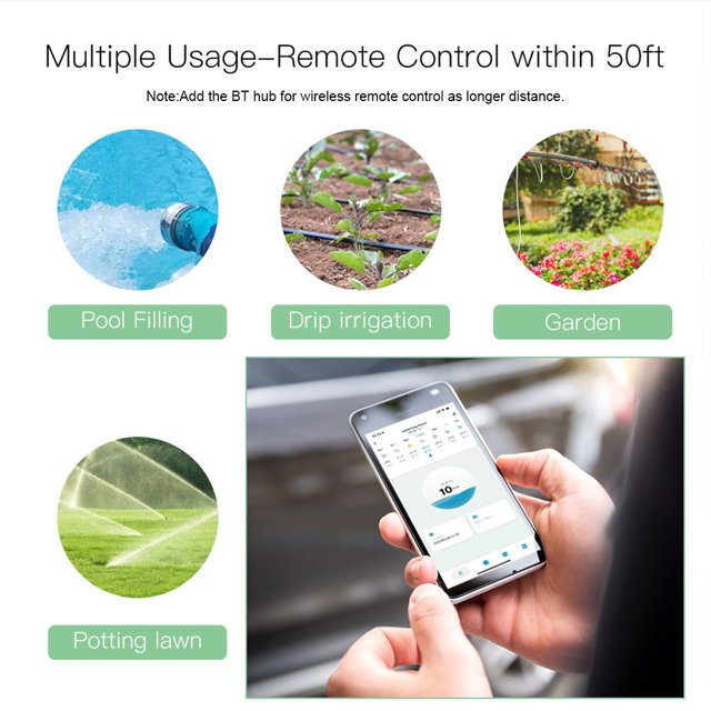 Minuterie d'Arrosage Intelligente Robinet de Jardin Remplacement Contrôleur de Plante Système de Vanne d'Eau Programmable Automatique Programmateur d'Arrosage Pièce de Rechange