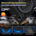 thumbnail image 4 of XYX 3in1 Rotating Stand Case for Honor Pad GT Pro 12.3 inch 2024 with Hand/Shoulder Strap, Shockproof Rugged, Black, 4 of 7