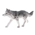 thumbnail image 1 of thinsony Simulation Animals Model Figure Kids Educational Toy Decor Gray Wolf, 1 of 7