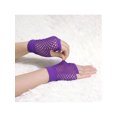 thumbnail image 4 of Unique Bargains Gants Résille Sans Doigts Longueur Coude pour Femmes 2 Paires, 4 of 5