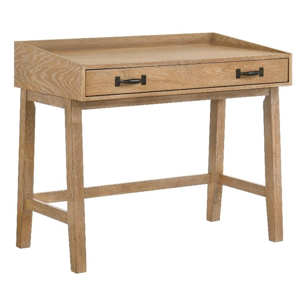 Coaster Fabian 38" Wood Computer Desk with Keyboard Drawer in Light Brown