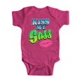 thumbnail image 1 of Baby "Kiss My Sass" Bodysuit - Hot Pink - 24M, 1 of 1
