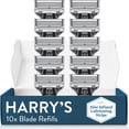 thumbnail image 1 of Harry's Original Blades - Men's Razor Refill Pack for Smooth Shaving - Razor Head Replacement - Five Sharp Blades - Flexible Hinge - Moisture Strip - Precision Trimmer - 10 Count, 1 of 7