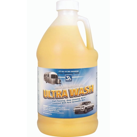 AP Lavage de Voiture et Cire 173 3X Chimie; Liquide; avec Cire de Carnauba; 64 Onces