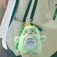 thumbnail image 4 of Dinosaur Plush Toy Keychain Soft Squeezable Birthday Gift PP Cotton Eco-friendly Vivid Expression Pendant, 4 of 10