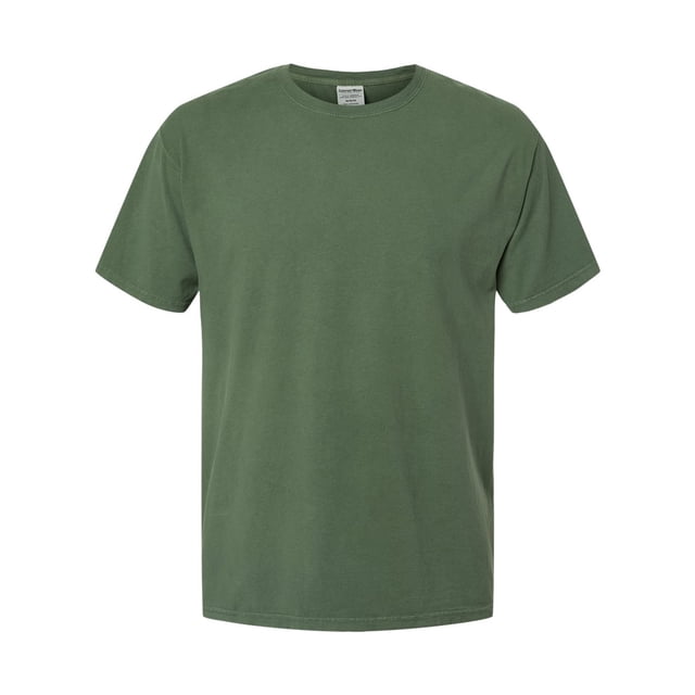 Hanes Mens Big ComfortWash Garment Dyed Short Sleeve Tee, M, Moss
