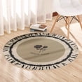 thumbnail image 2 of Bdday Indoor Outdoor Rugs American Retro Round Carpet Living Room Coffee Table Blanket Luxury Bedroom Bedside Blanket Cloakroom Rocking Chair Floor Mat Rug for Bathroom, 2 of 6