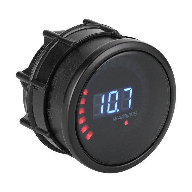 Voltmeter, Universal Digital Voltage Meter 52mm Dia 12V With 1.94ft Power Wire For Vehicle For Car For Auto