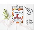 thumbnail image 3 of Darling Souvenir Multicolor Birthday Invitation Card Printable Fill or Write In Blank Invites Party Supplies Pack Of 28 5 x 7 Inches, 3 of 5