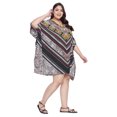thumbnail image 4 of Oussum Robe Tunique pour Femmes, Manches Courtes 3/4, Caftan pour Dames, Robes Décontractées, 4 of 7
