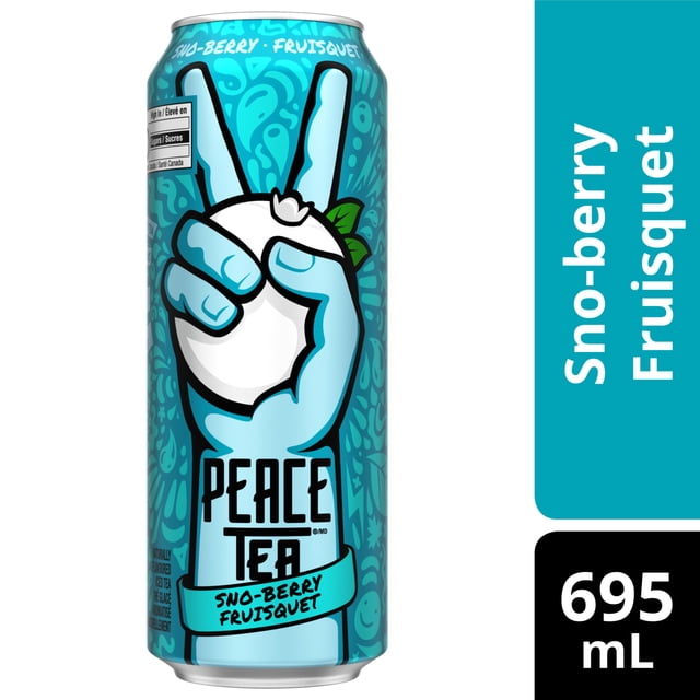 Peace Tea Sno-Berry Iced Tea Can, 695 mL