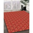 thumbnail image 3 of Ahgly Company Tapis d'Intérieur Rectangulaire Transitionnel Orange Rouge Orange Lavable à la Machine, 5 Pieds x 8 Pieds, 3 of 7