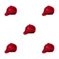 thumbnail image 1 of Wweixi Warm Up In Style With Fashionable Wool Cap For Cold Weather Knitted Hats Knitted Caps Funny Hat Wool Hat Ear Protectors red 5Set, 1 of 6