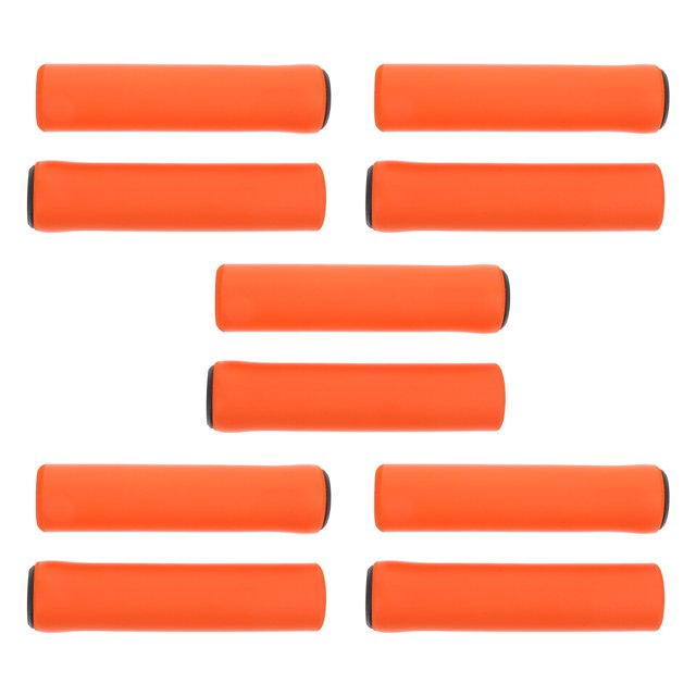 Miangastore Housse Universelle de Poignée de Guidon Orange 5 Paires 3x13 cm