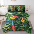 thumbnail image 1 of YST 3D Parrot Bedding Comforter Set Tropical Palm Tree Theme 7pcs, Full, 1 of 4
