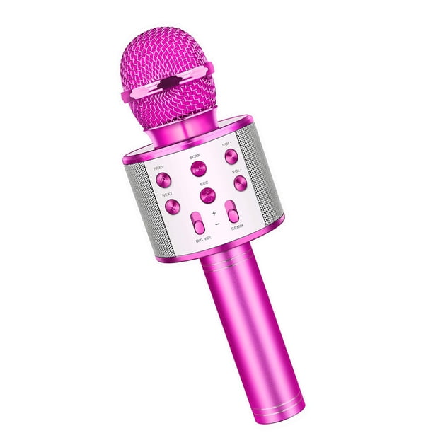 Bluetooth Karaoke Microphone,Multi-Function Handheld Wireless