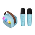 thumbnail image 1 of Transemion ABS Stunning Bass Bluetooth Sound System With Dazzling RGB Glass Atmosphere Lighting Effect Handheld Blue, 1 of 6