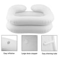 thumbnail image 4 of DEBGFS Inflatable Hair Washing Basin Portable Shampoo Bowl and Wash Basin for Bedridden Elderly Disabled Injured, 4 of 7