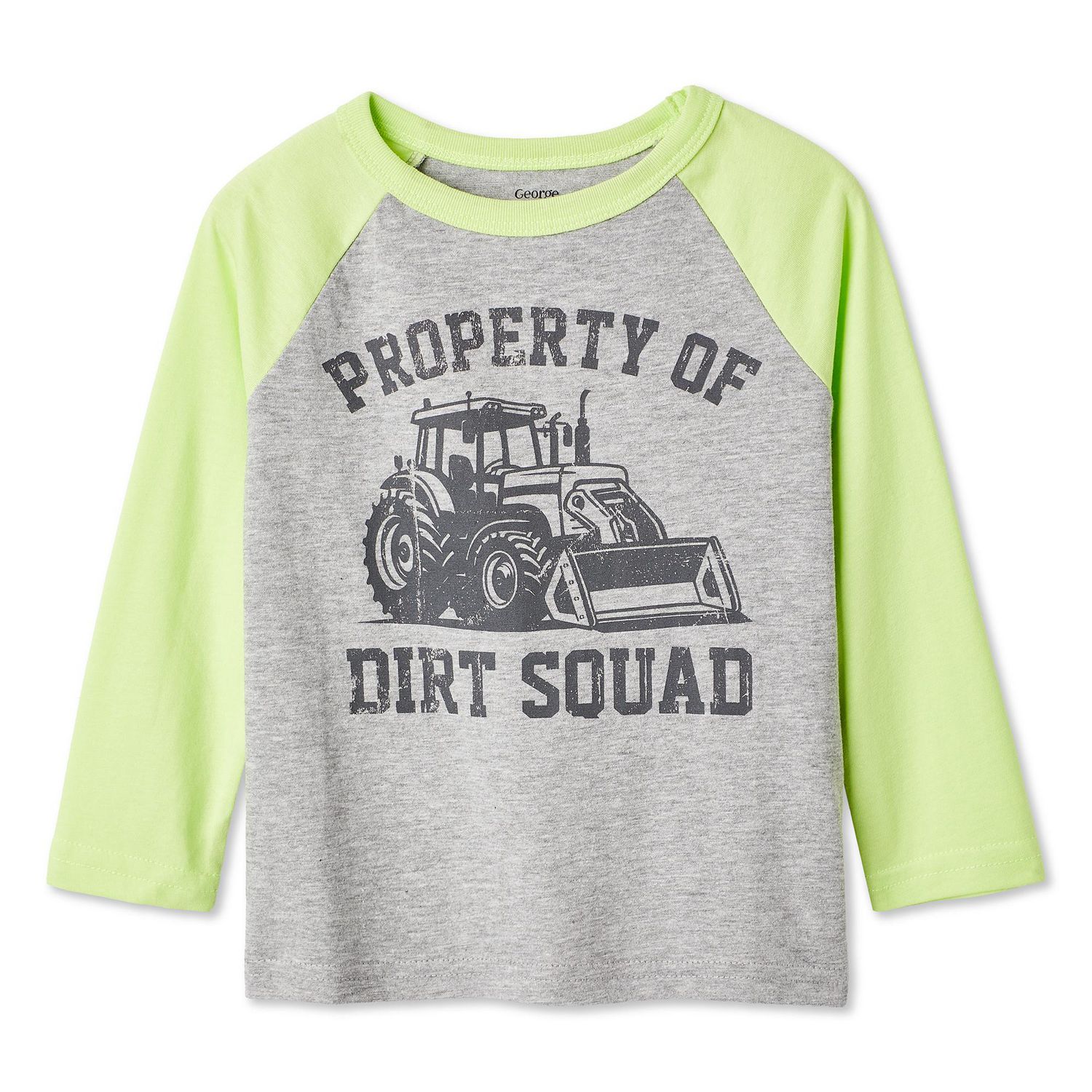 T-shirt à manches longues raglan George pour petits garçons