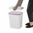 thumbnail image 4 of Sterilite 28L Touch Top Wastebasket - White, 4 of 4