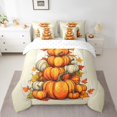 thumbnail image 2 of YST Ensemble de Couette Imprimé Citrouille d'Automne, Accessoires de Literie 7 Pcs, Très Grand, 2 of 4