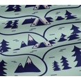 thumbnail image 5 of oneOone Cotton Jersey Sky Blue Fabric Mountain Pattern Sewing Craft Projects Fabric Prints By Yard 58 Inch Wide, 5 of 5