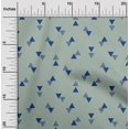 thumbnail image 1 of oneOone Silk Tabby Fabric Triangle Geometric Printed Fabric 1 Yard 42 Inch Wide, 1 of 4