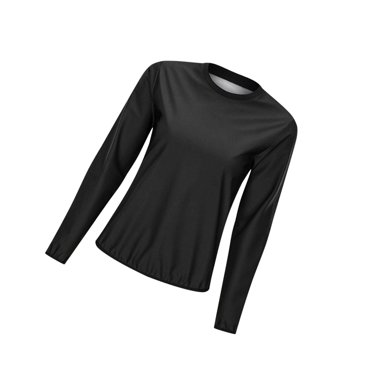 Women Sauna Suit Waist Trimmer Slimming Tops Fitness sauna suit Workout Waist Clothes M Black
