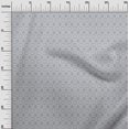 thumbnail image 2 of oneOone Viscose Chiffon Navy Blue Fabric Shapes Geometric Sewing Craft Projects Fabric Prints By Yard 42 Inch Wide, 2 of 4