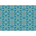 thumbnail image 1 of Ahgly Tapis Rectangulaire Lavable en Machine Turquoise Vert, 8 Pieds x 10 Pieds, 1 of 7